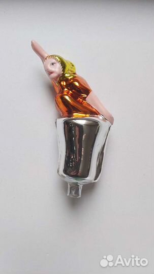 Ёлочная игрушка СССР баба яга