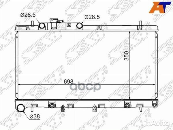 Радиатор Subaru Legacy 98-03 / Outback 98-03