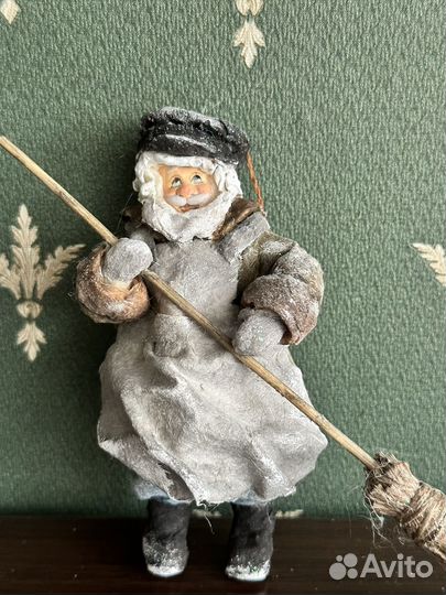 Ватные елочные игрушки