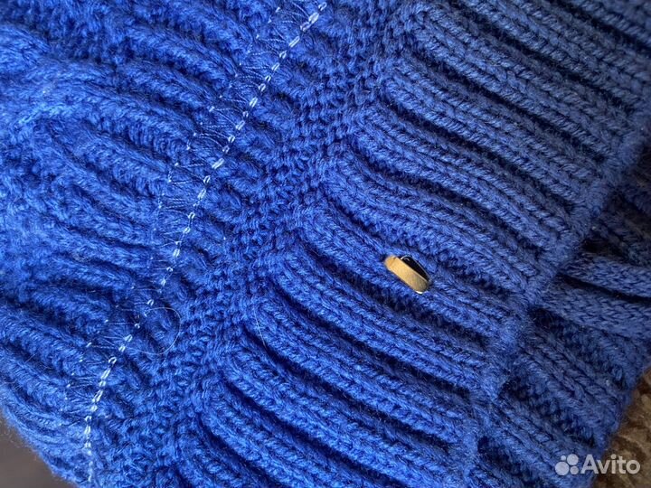 Зимняя шапка для новорожденного