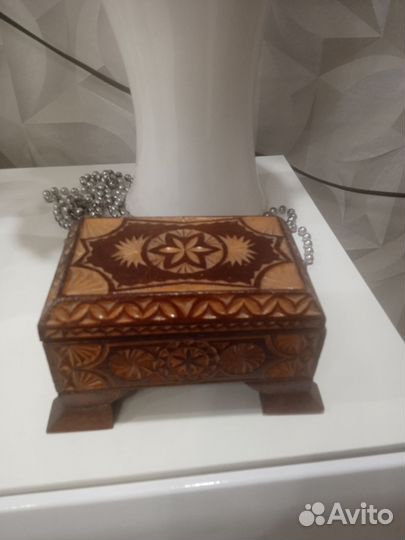Шкатулка деревянная СССР