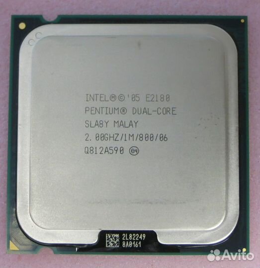 Процессор intel dual core e2180