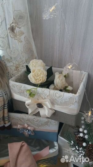 Коробка-бокс подарочная