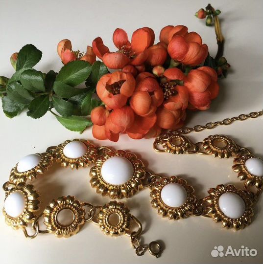 Ожерелье и браслет Trifari винтаж