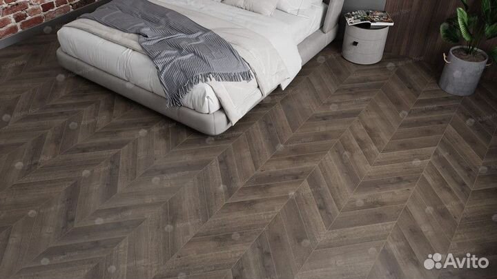 Кварц-виниловая плитка Alpine floor Chevron Eco 20