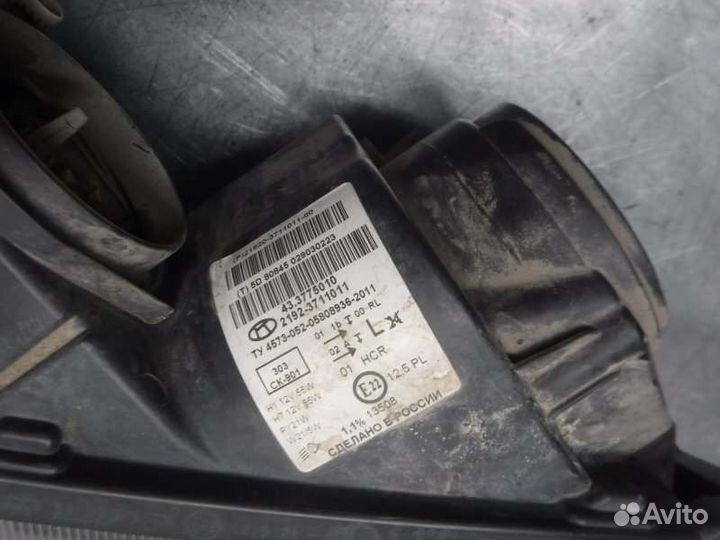 Фара передняя левая Лада Калина 11186 2013