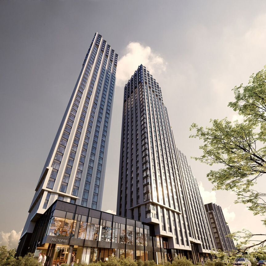 2-к. квартира, 79,2 м², 2/43 эт.