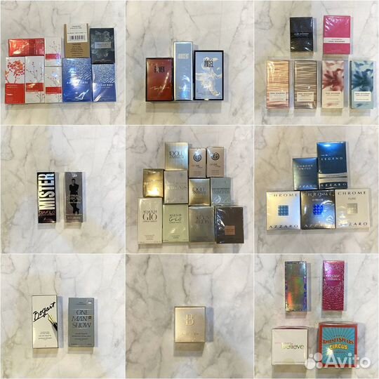 Оригинальный парфюм упаковки полноразмеры часть 1