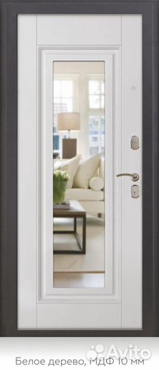 Дверь входная со стеклом Тайгер