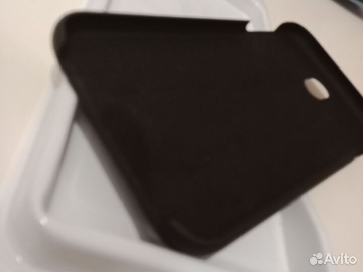 Чёрный матовый чехол на Samsung Galaxy J7. Новый