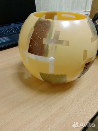 Ваза для цветов хрустальная