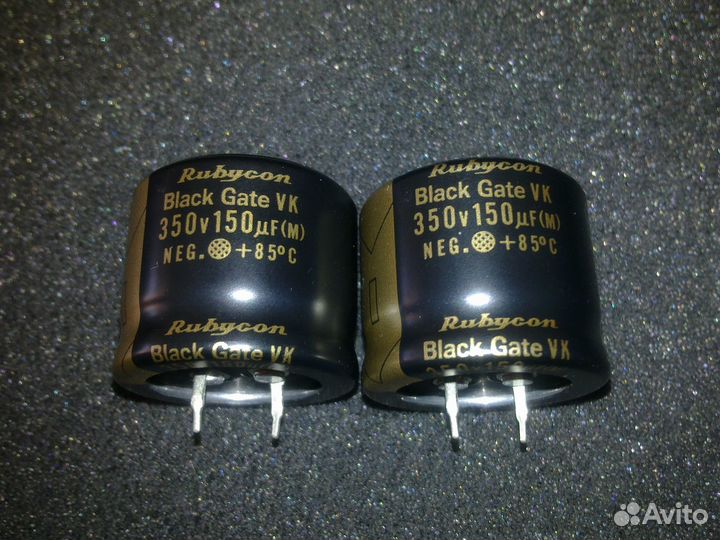 BlackGate VK 150mFх350v, elna capas.,кн.сет.Nobile