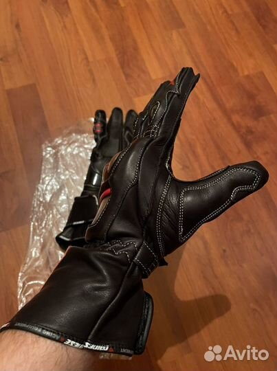 Мото перчатки Dainese Full Metal 6 чёрные-кр с лог