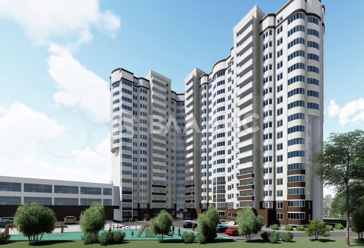 3-к. квартира, 91,4 м², 15/17 эт.
