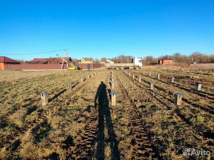 Сваи винтовые и жб под ключ