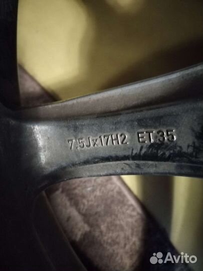 Диски rial r17 5*100