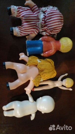 Маленькие куклы, пупсы СССР, цена за всех кукол