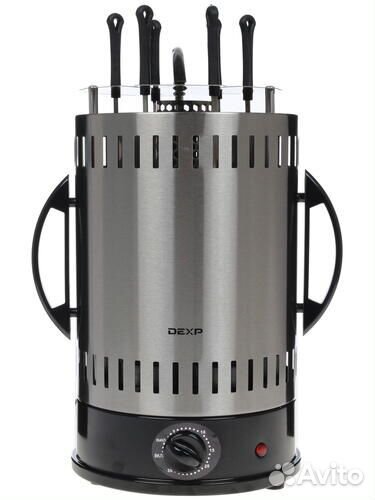 Электрошашлычница dexp KBM-1000 на гарантии