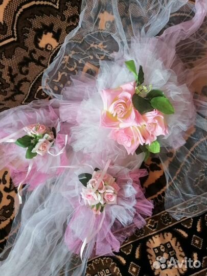 Свадебные украшения на машину продажа