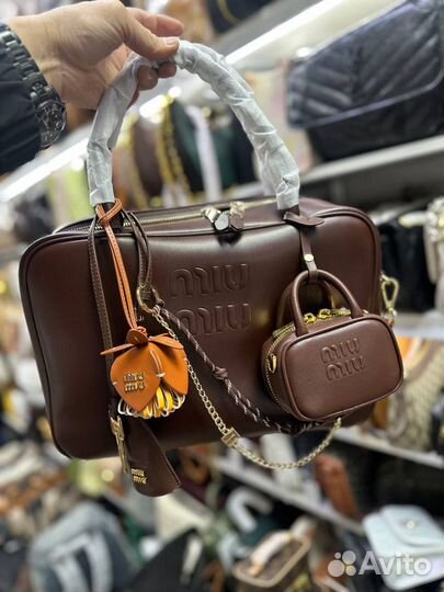 Miumiu сумка замша новинка