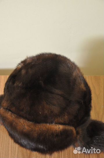 Шапка ушанка норка 57 размер
