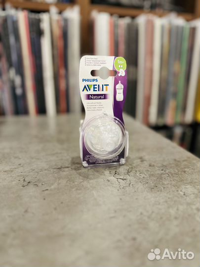 Соски на бутылки Philips Avent Natural 1m+ новые