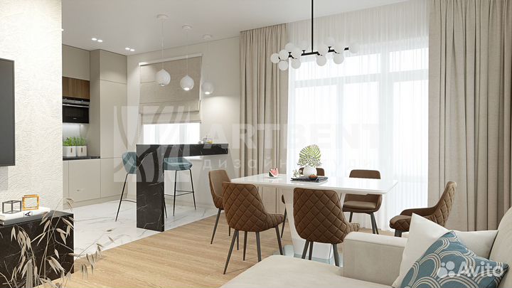 Дизайн-проект интерьера квартиры / дома