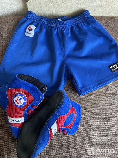 Шорты и борцовки для самбо