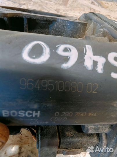 Заслонка дроссельная электрическая Peugeot 206