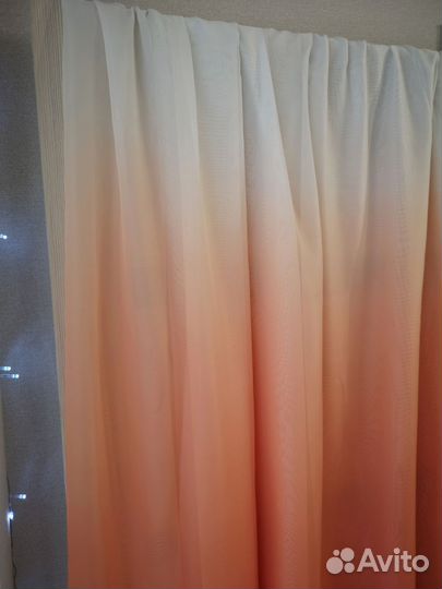 Тюль б/у высота 2,5