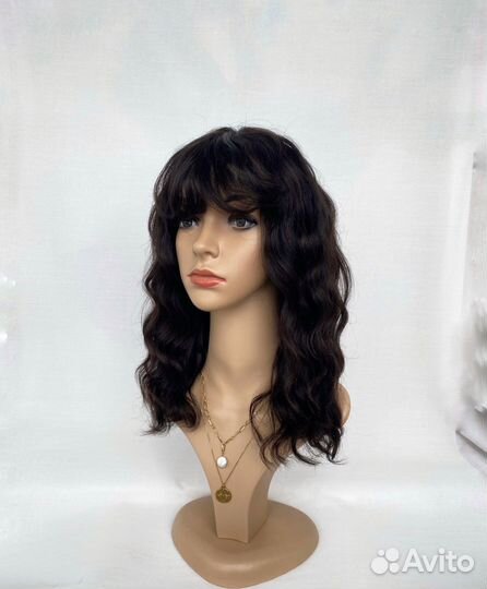 Новый парик из натуральных волос 45 см