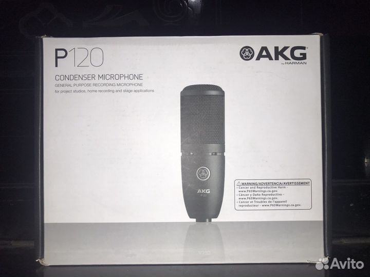Студийный микрофон akg p120
