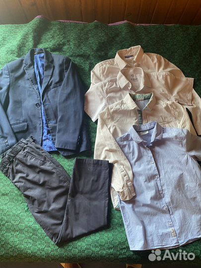 Рубашки брюки пиджак галстуки