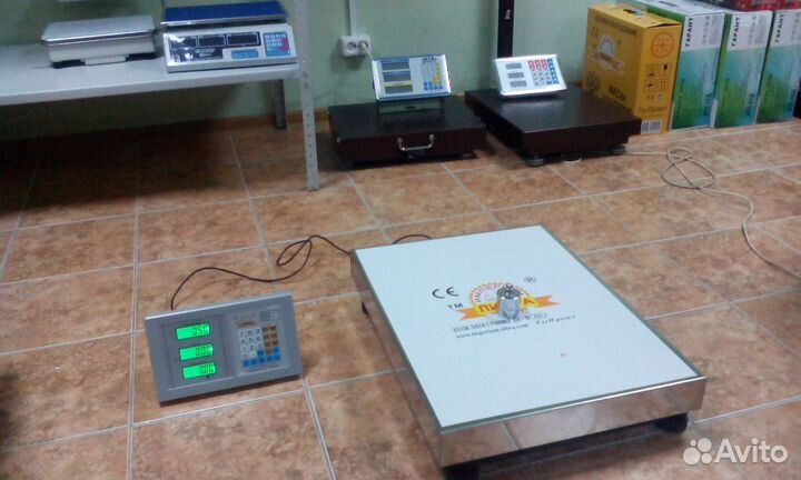 Весы платформенные товарные напольные торговые