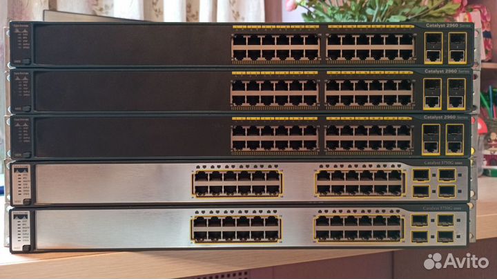 Сетевое оборудование Cisco, HP, c PoE