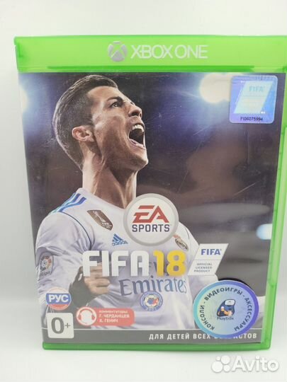 Fifa 18 xbox one (б/у, рус.)