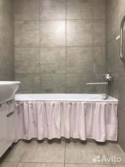 Юбка под ванну розовая