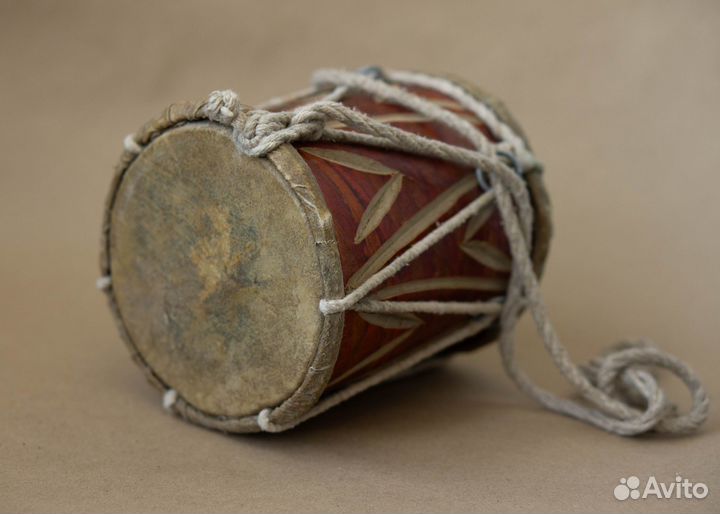 Индийский барабан Там Там кожа Индия Дели