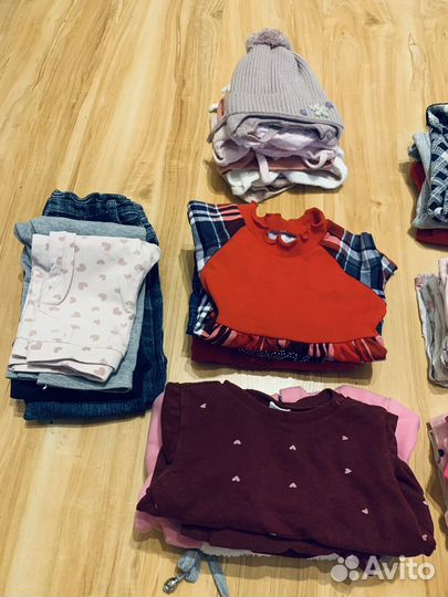Детские вещи пакетом для девочек 74 -92