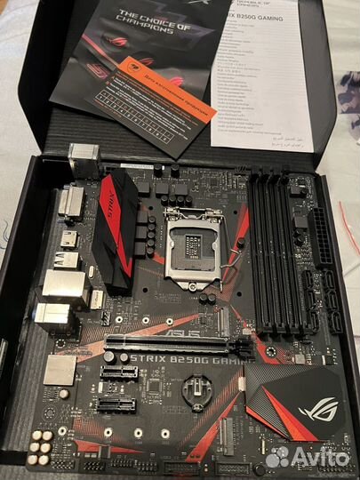 Материнская плата asus rog strix B250G gaming