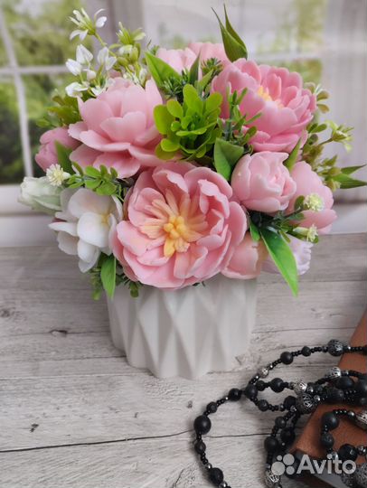 Букет из мыла