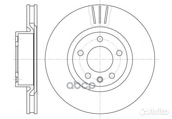 6339.10 диск тормозной передний Opel Omega 2.0
