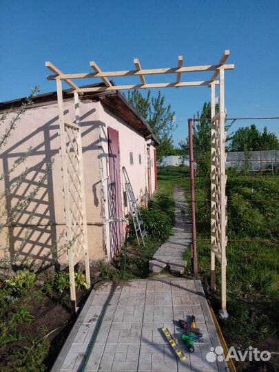 Арка садовая-пергола