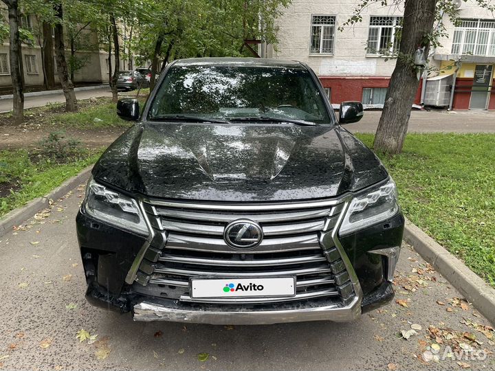 Lexus LX 4.5 AT, 2021, битый, 34 100 км