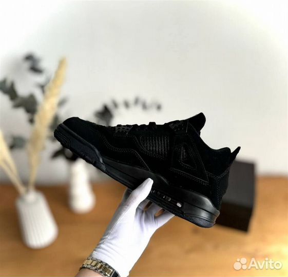 Кроссовки Nike air Jordan 4 Retro Black