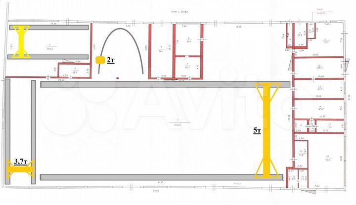 Производство, склад 2000 м²