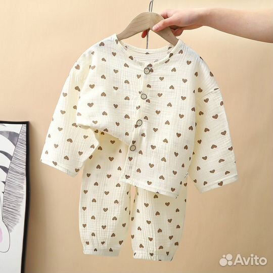 Муслиновая пижама детская