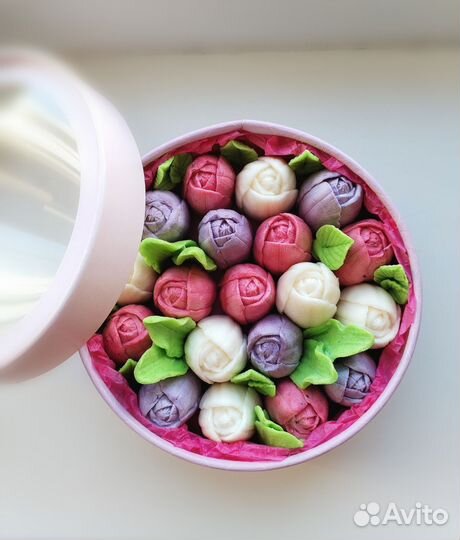 Съедобные букеты из зефира