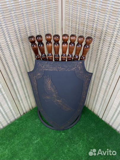 Подставка для шампуров Щит-Орел