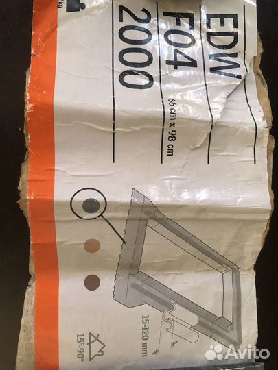 Оклад для мансардных окон velux EDW FK04 2000